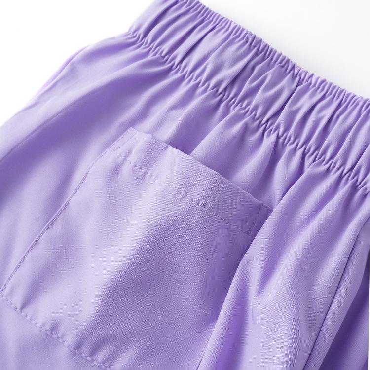 New Arrival 2-Piece Medical Scrubs Workwear Set - Short Sleeve Top, Straight Leg Pants, Durable for Nurses, Hospital Operating Room, Daily Training (Scrubs Sets for Women Compatible), Clothes