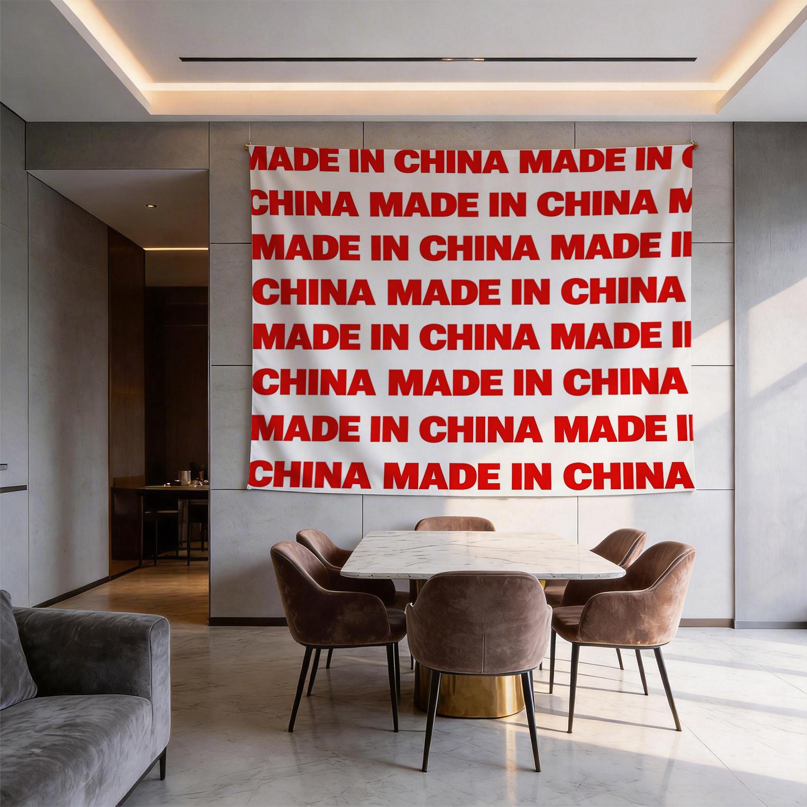 1 Piece Red Letter Themed Printed Decorative Tapestry, HD Digital Printing Wall Hanging Tapestry, Fadeless Polyester All-Season Multi-Purpose Tapestry for Bedroom Living Room & Dorm, Easy to Hang & Machine Washable