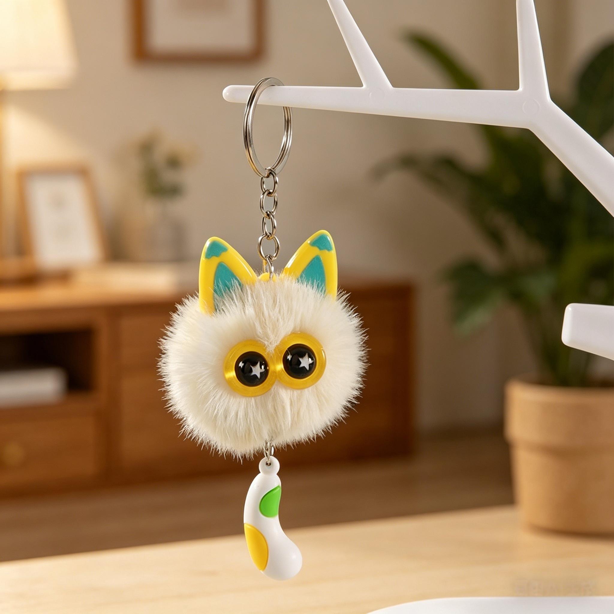 1/8pcs Cute Cat Plush Keychain Gift Set, Mini Cat Keychain for Car Decor, Birthday Gifts, School Carnival Prizes, Backpack Treasure Box