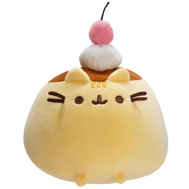 Dessert Cat Soft Plush Toy - Chemical-Safe TV & Movies Stuffed Animal, Cute Collectibles for 14+y, Girls' Decoration Gift for Kids' Room Cartoon Plushie