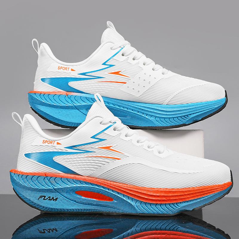 Unisex Spring New Casual Athletic Workout Sneakers Summershoes Comfortable Soft Lightweight Running Thick Sole, Ideal for Men Indoor Gymshoes Outdoor Running Size 36-45