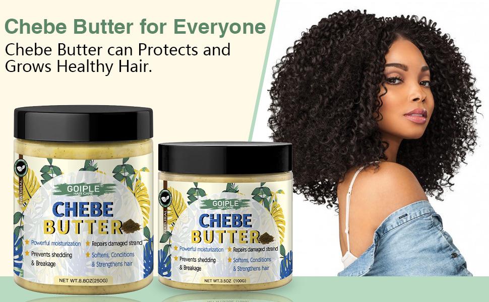 Chebe Butter Hair Growth & Thickening Deep Conditioner for Women Hair Natural Moisturizer Strengthening Nourishing Shampoo Haircare