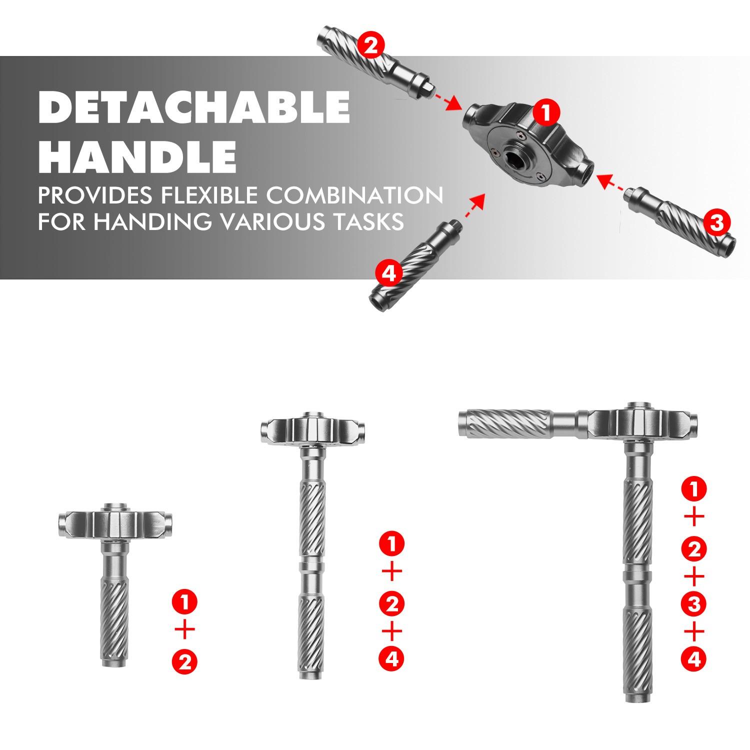 30-In-1 Multi-Function Ratchet Screwdriver Set, High Torque Powerful Output, Professional Home Repair Tools, Durable Design