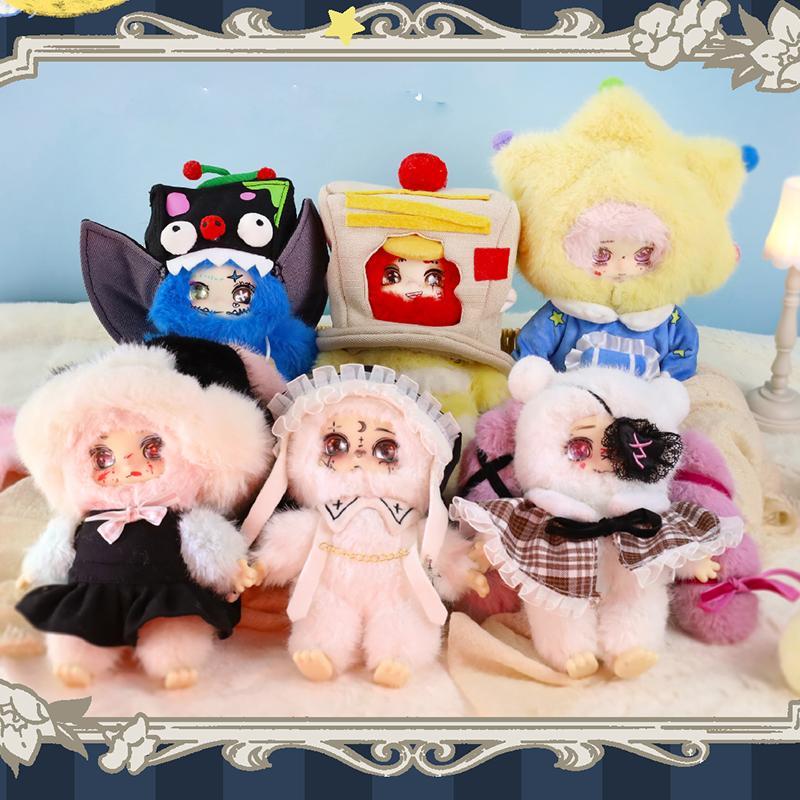 (Black Friday) Lokiki Fantasy Night Series Plush Blind Box Halloween Limited Edition Ship From US - Soft Collectible Surprise Figure Dolls - Fun Random Surprise Set for Blind Box Fans and Collectors