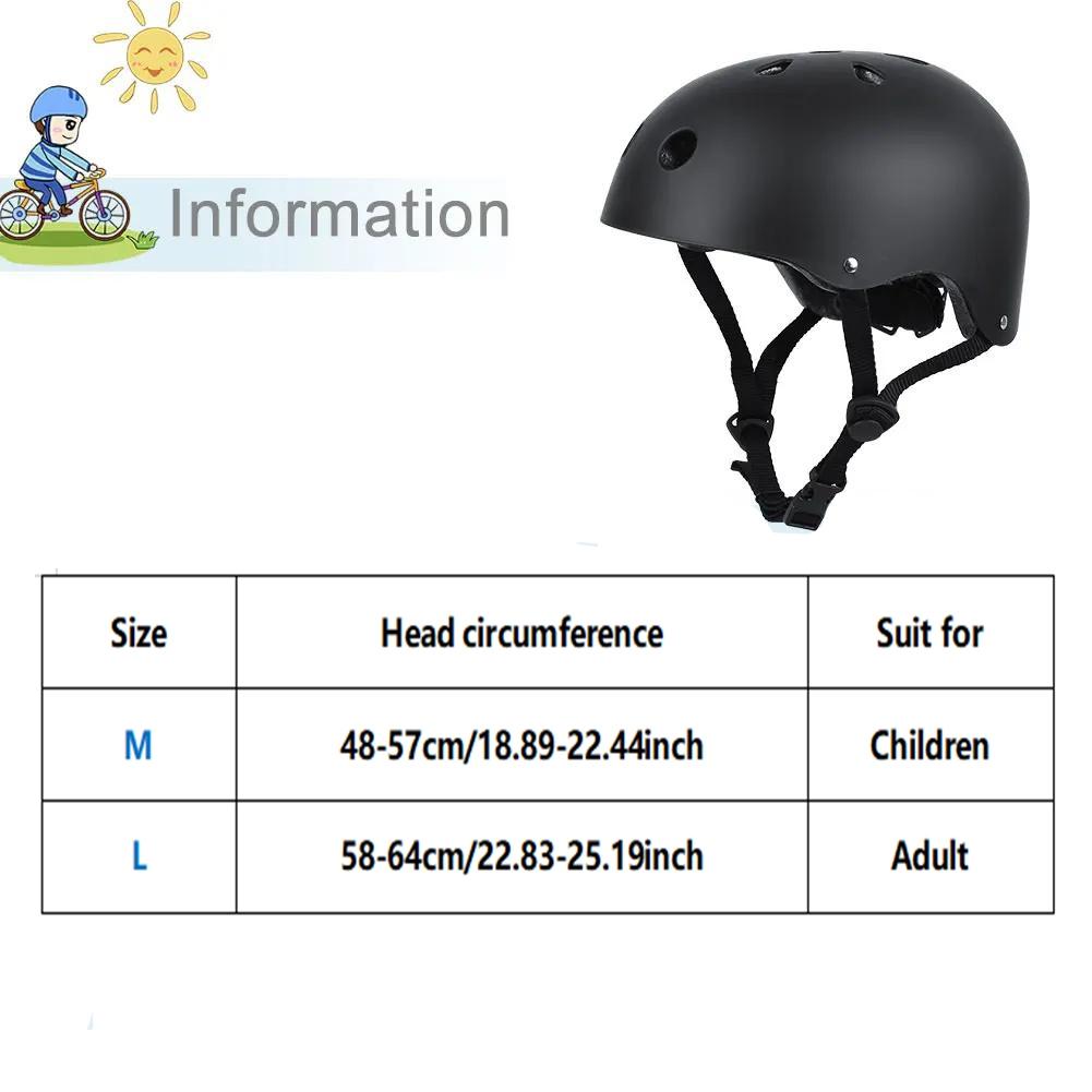 Children's bicycle helmets, adjustable helmets, multi-functional sports helmets, suitable for children to teenagers, in two sizes, Sports Protective Gear