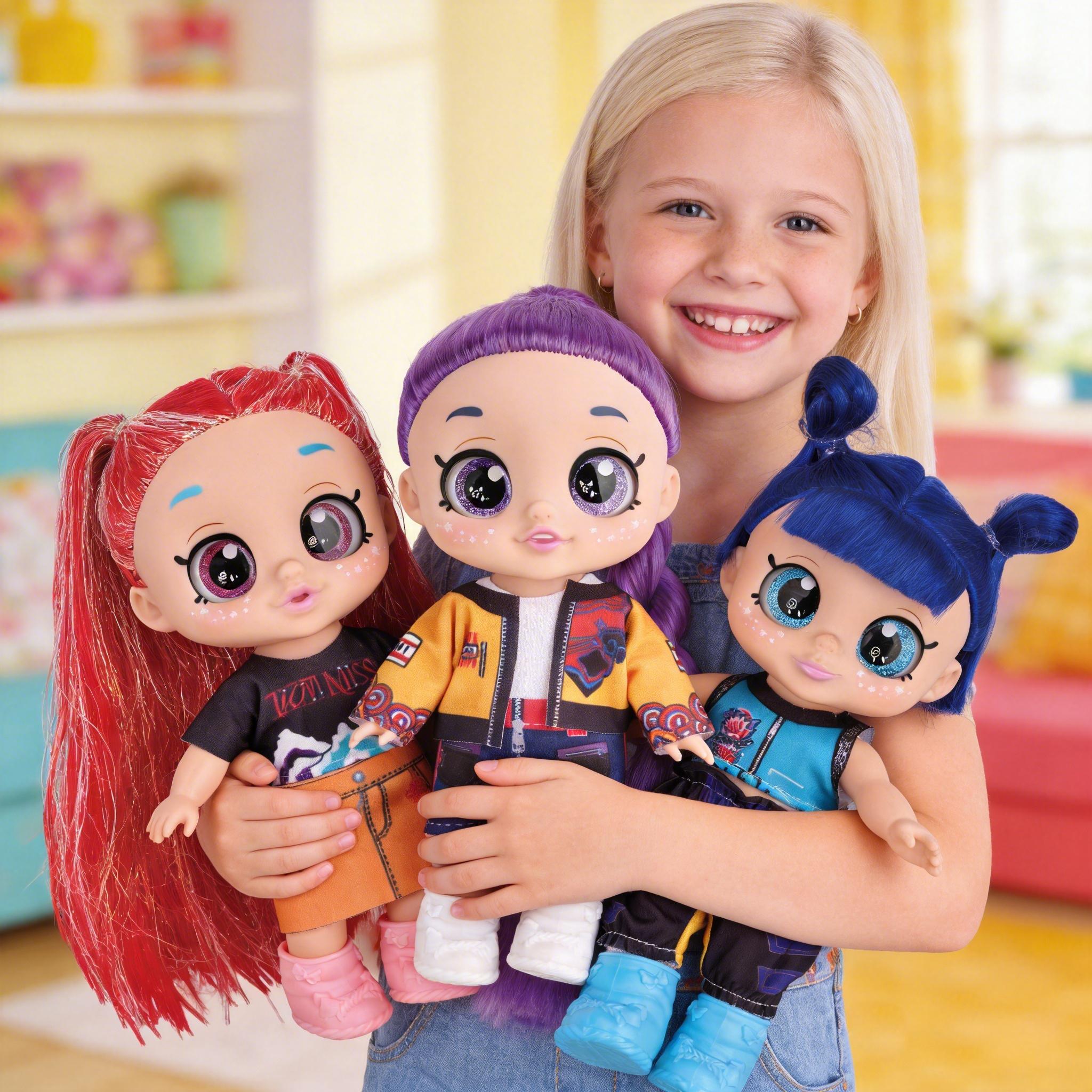 Kpop Anime Action Dolls, Rumi Mira Zoey Idol Group Toys, 5D Shiny Eyes, with Music/without Music, Jointed, Fan Collection Gift Handmade Grape Crystal Mochi Set Cute Toothed Plush Stress Relief Glutinous Rice Cake Vibrant Tool