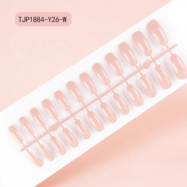 Solid color ballet nail tips wholesale, uncoated UV false nail patches, extra-long manicure press-on nails, Red Press on Nails Glossy Almond Shape Fake Nails Valentines Day Nails for Women