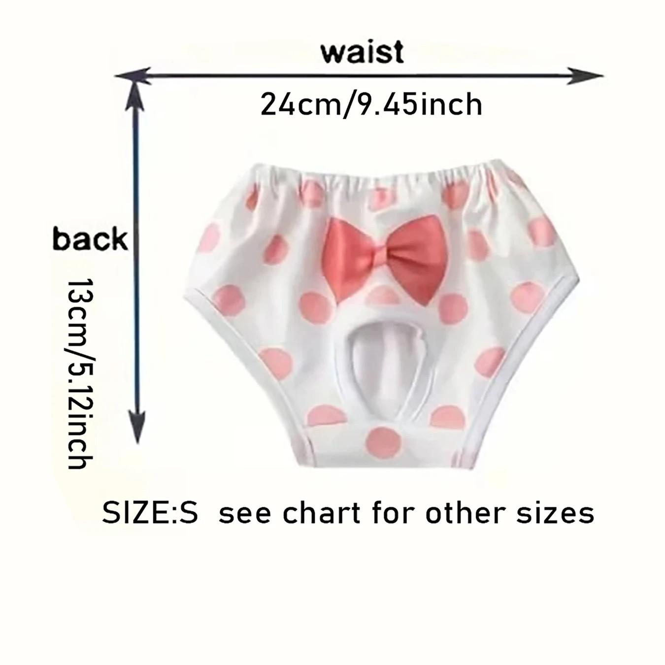 4-Pack Cute Pet Leopard Print Panties, Leopard Pattern, Cherry Blossom Design, Anti-Interference Underwear for Small Dogs and Cats, Ideal for Holidays, Home, Travel