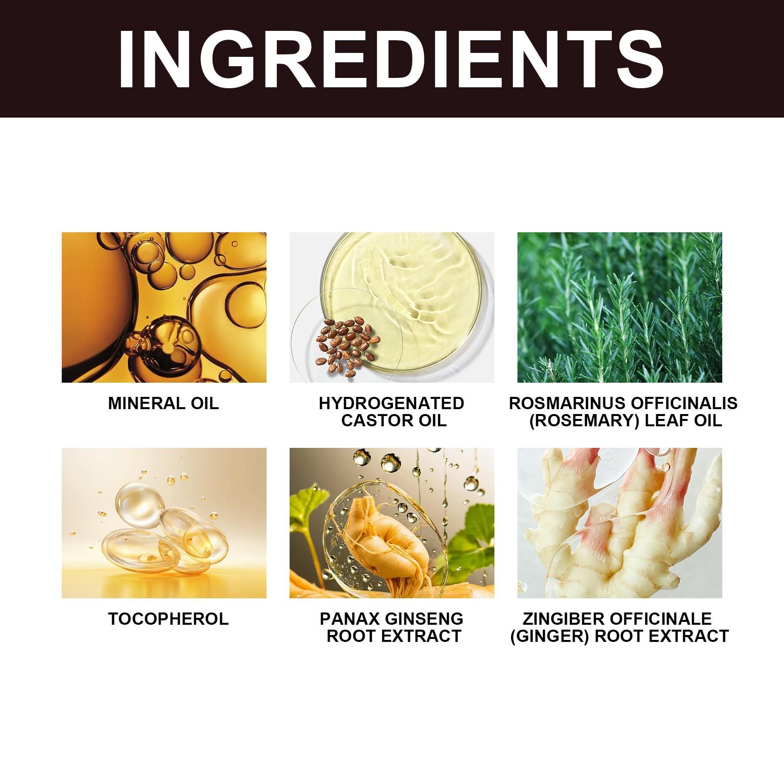 Ginger Essential Oil Set of 2, Firming Skin, Enhance Body Shape, Gentle Hydrating, Nourishing Daily Body Massage Oil