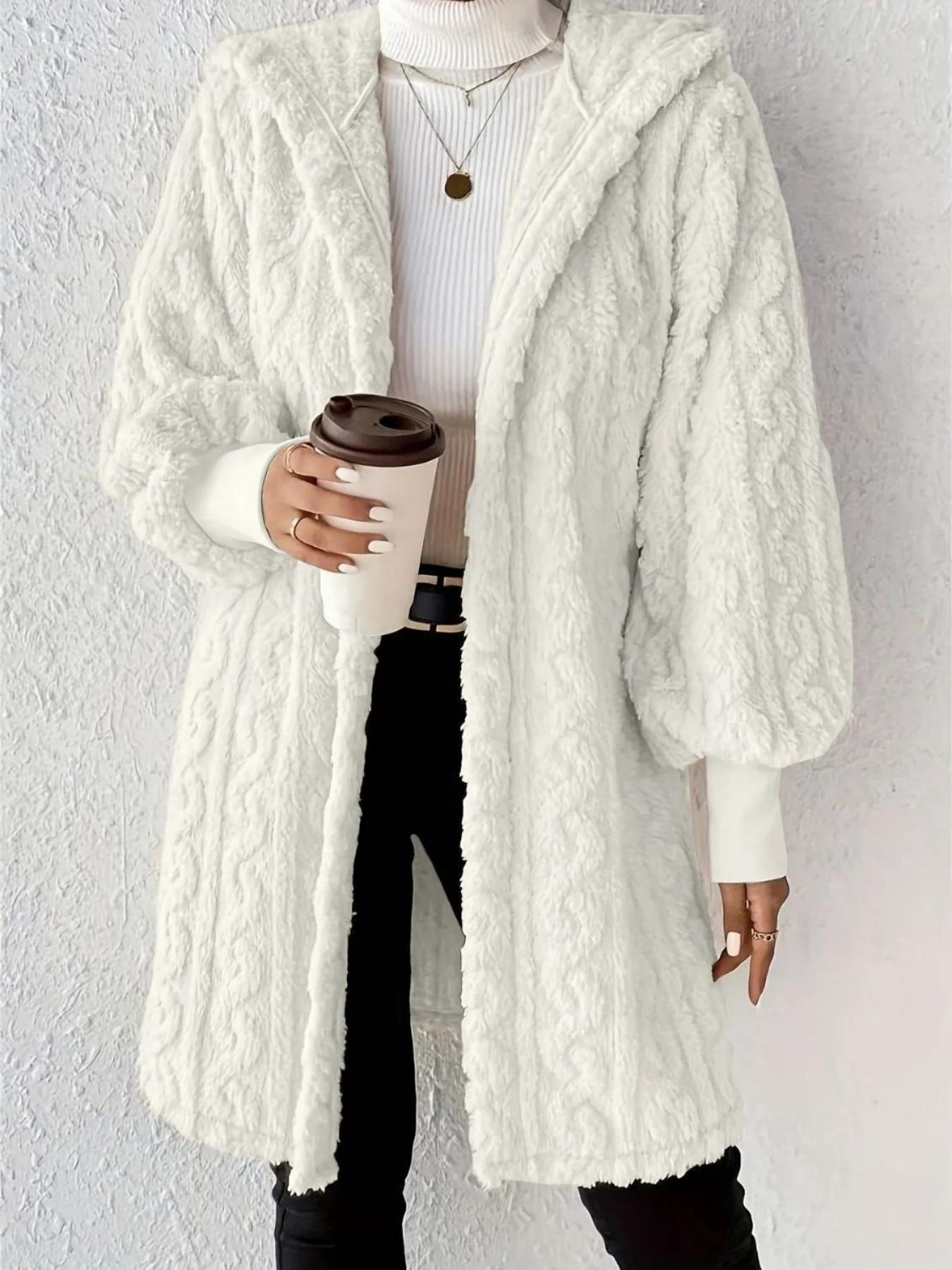 1 piece, comfortable and wearable nightgown for home, women's thickened autumn and winter velvet hooded super long coat pajamas
