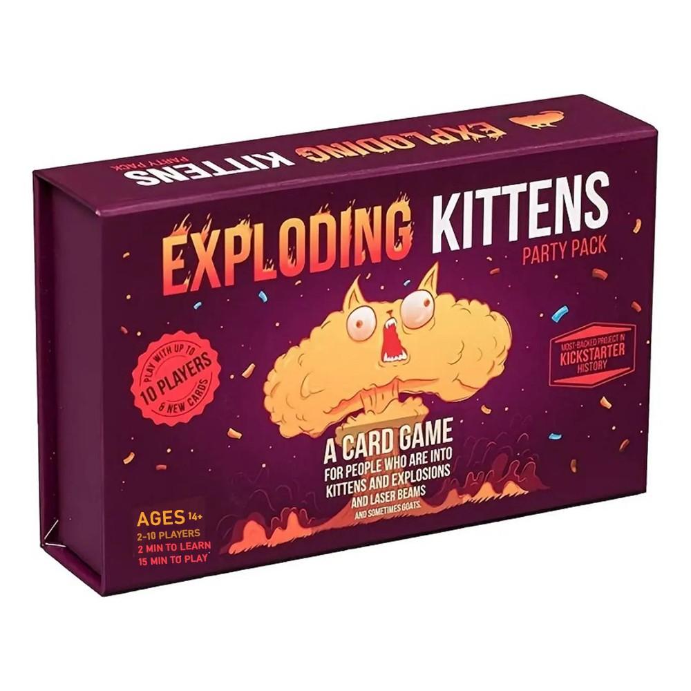 Exploding Kittens Funny Card Game, Multiplayer Party Game, Family Fun, Creative Gift for Birthdays, Holidays, Christmas