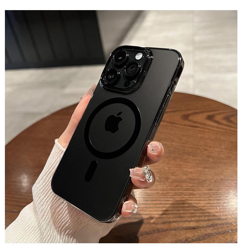 Ultra-thin Transparent Magnetic Case for iPhone 17/16/15/14/13/12 Pro Max New 17 Pro Minimalist Design Luxury Protective Shockproof Cover