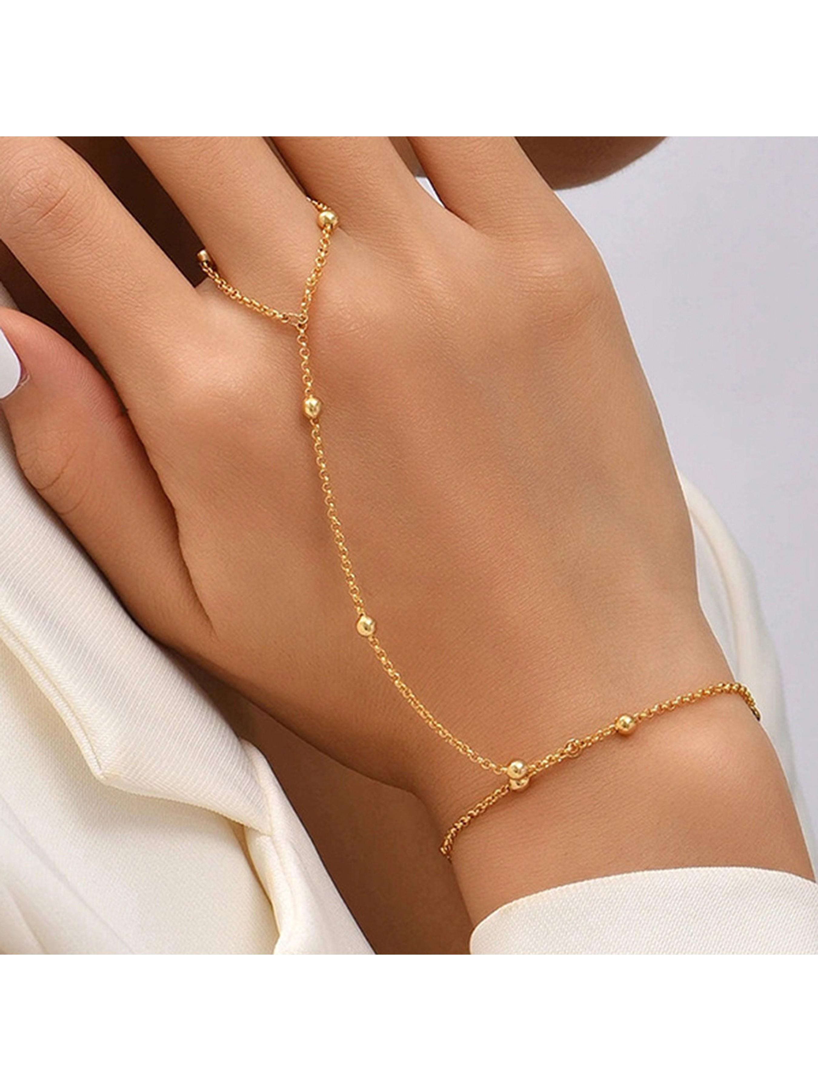 Women's Boho Minimalist Jewelry Set, Stainless Steel & Crystal Beads Design, Ideal Gift for Beach Vacation Music Festivals Parties