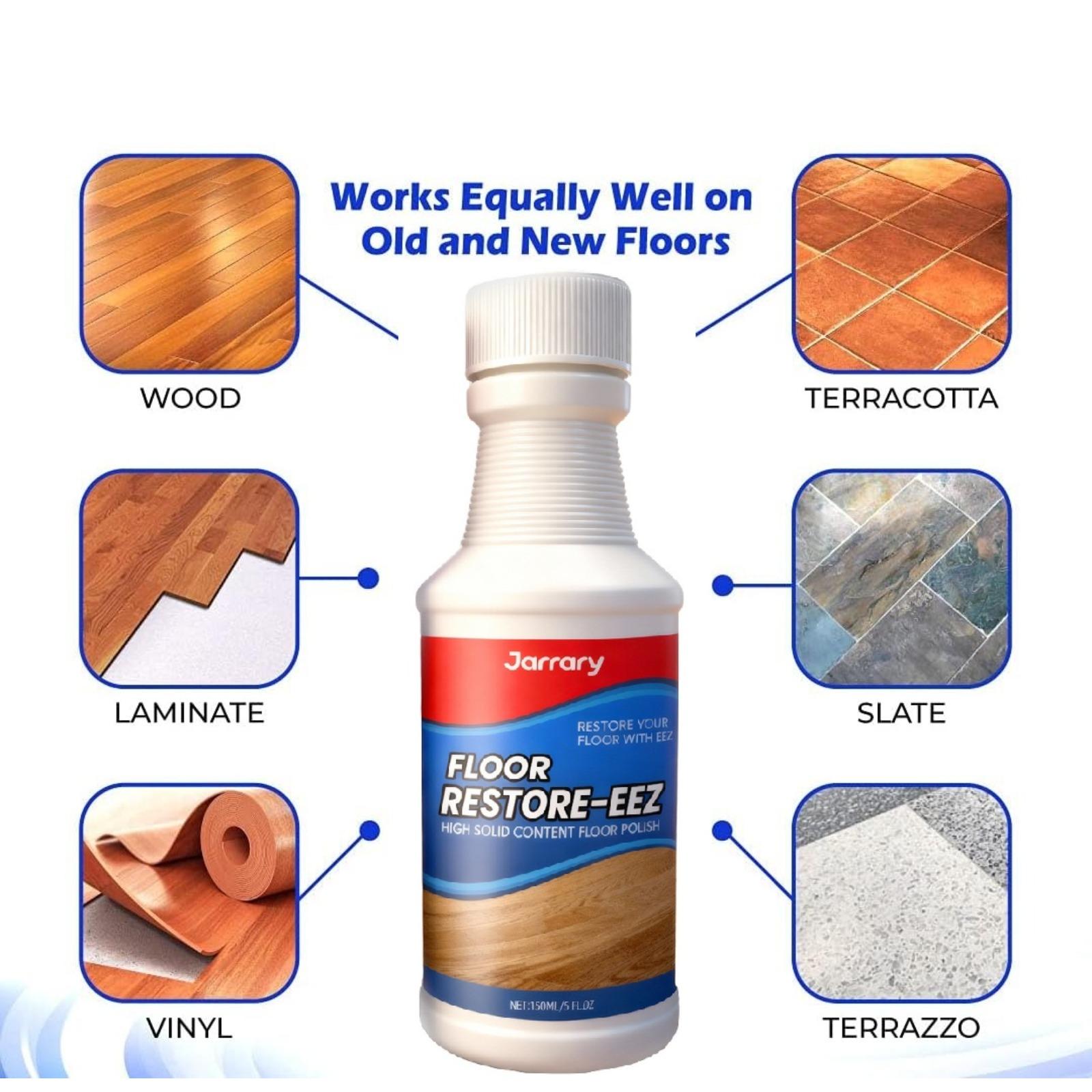 Ultimate Floor Restorer & Polish - Revitalize, Protect, Shine Wood, Laminate, Vinyl, Bamboo, Slate, Terracotta & More