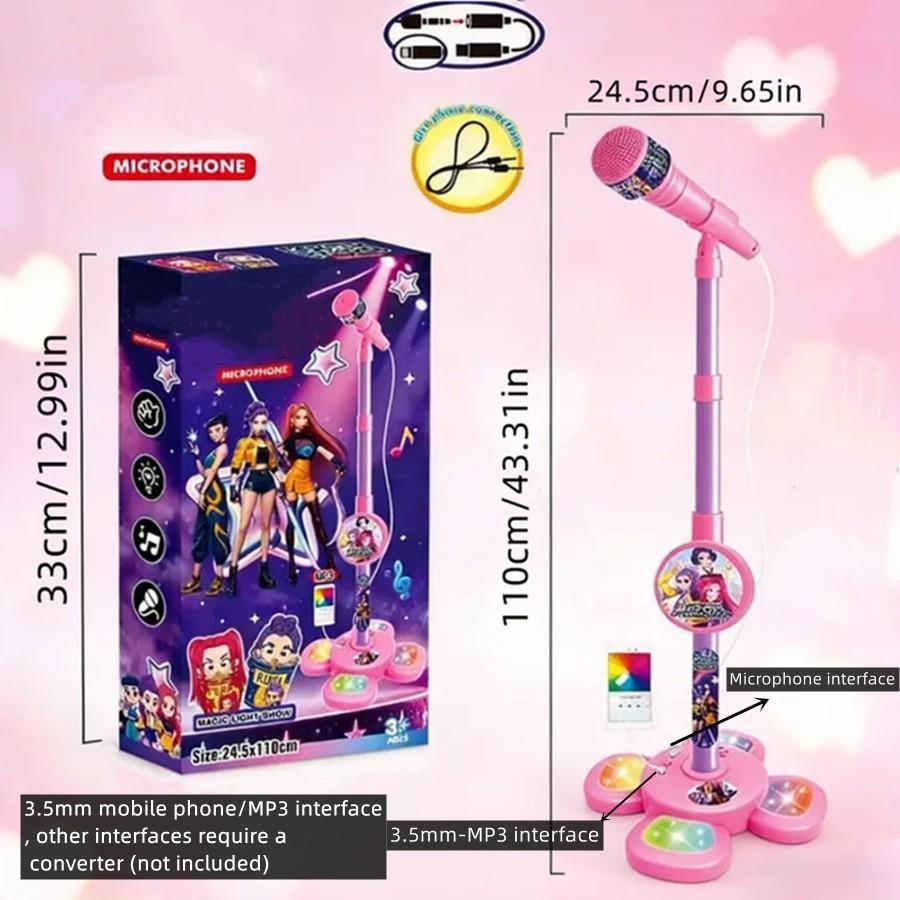 K-pop microphones, guitar toys, karaoke machines with lights, singing machines, fun music toys for girls, birthday gifts for boys and girls, perfect birthday gifts for girls