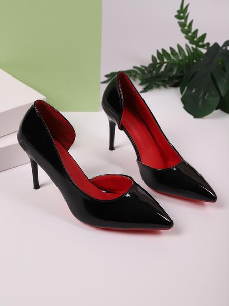 Elegant Women's High Heels, Thick Sole Stiletto Shoes, Perfect for Parties & Office Wear, Stylish Evening & Business Occasions