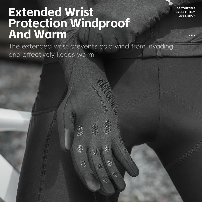 WEST BIKING Winter Gloves.Highly Elastic Soft And Skin Friendly Outdoor Sports Gloves,Touch Screen Windproof Thermal Gloves,Full Finger Anti Slip Design for Ski Scooter Motorcycle Bike Cycling