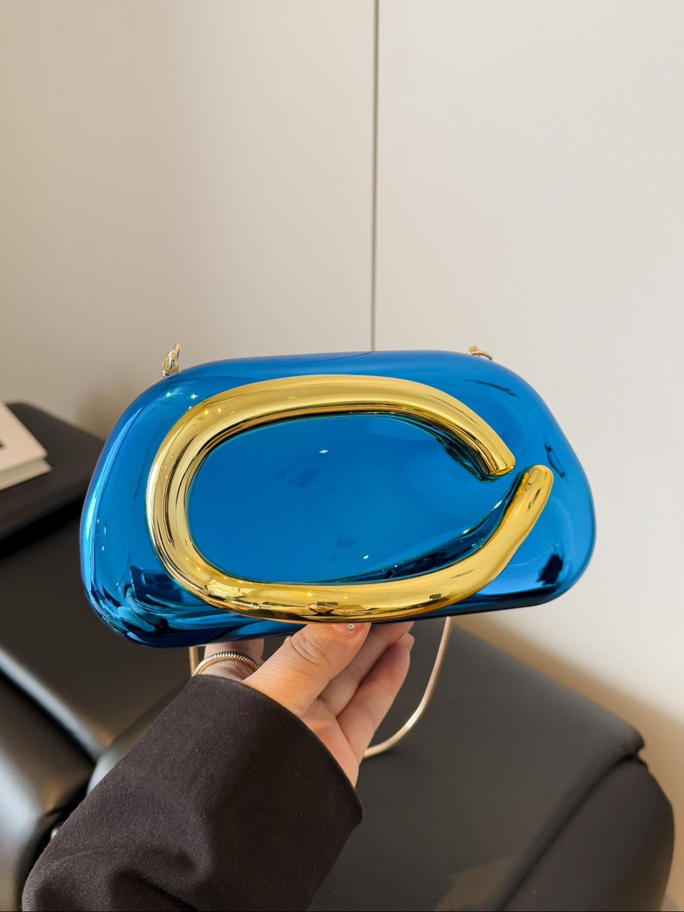 Elegant Women's Chain Strap Evening Bag, Stylish Handbag for Parties, Christmas Gift Shoulder Crossbody Bag, Perfect for Holiday Events, Elegant Bags