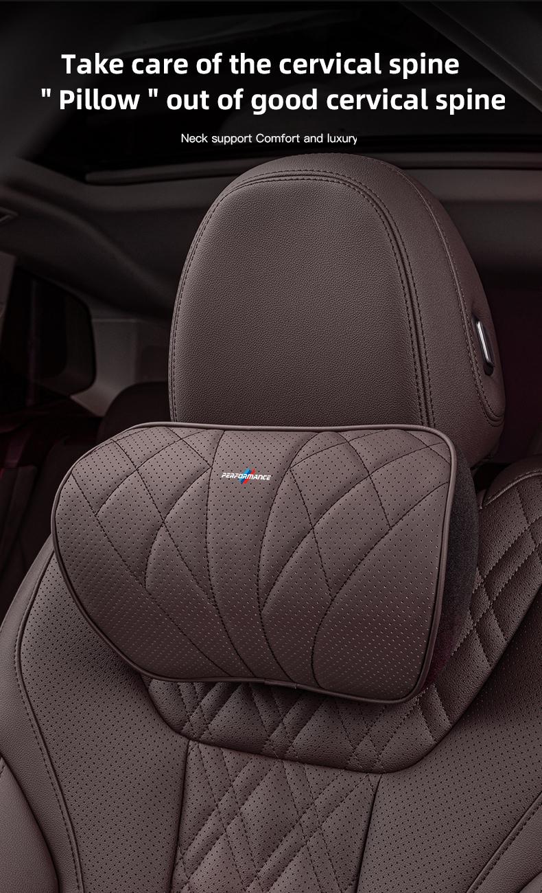 Car Memory Foam Headrest For BMW Performance F25 F26 F15 F16 E90 E91 E92 E60 E84 G22 G32 F13 F36 G30 G20 G11 G12 F80 F82 F90
