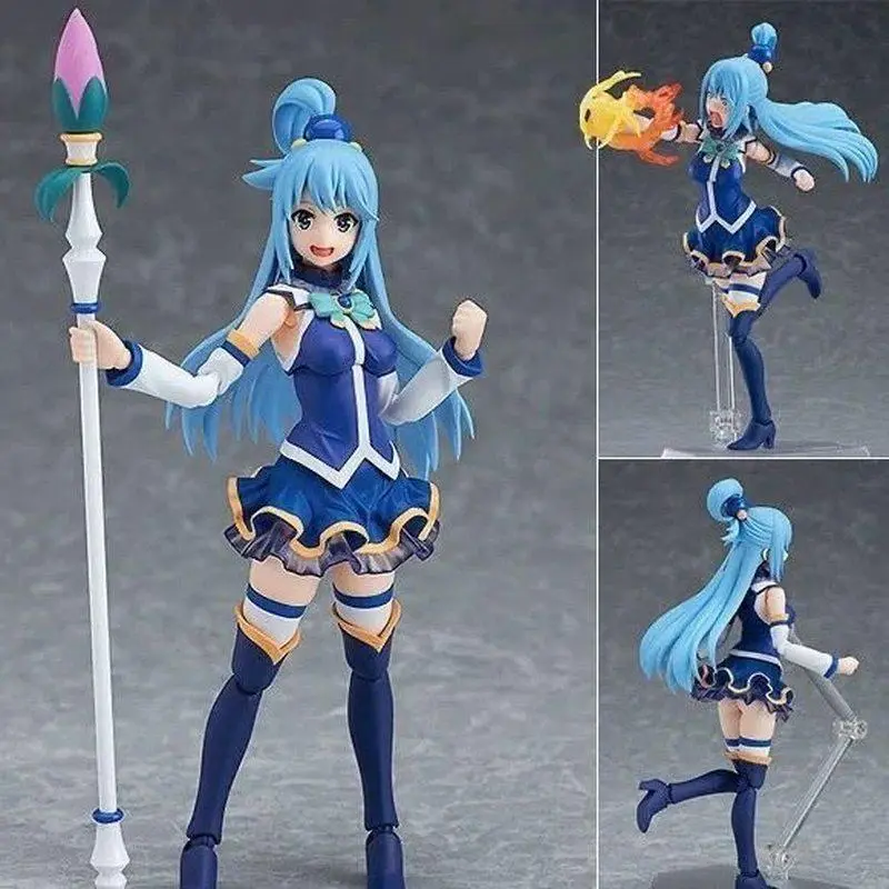 #399 KonoSuba Aqua Anime PVC Figure Cute Goddess Collectible Model Desktop Car Ornament Home Decor Birthday Holiday Gift Popular toys 2026 Hot selling toys