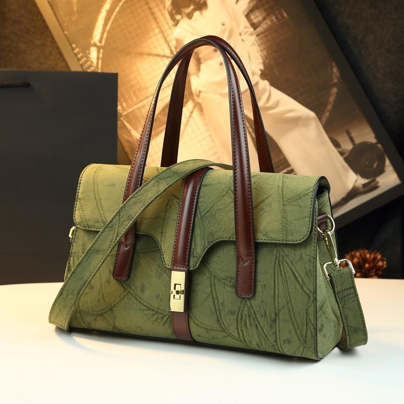 Vintage Commuter Tote Bag for Women, 2026 New High-End Large Capacity Handbag, Mom Bag for Work, Single Shoulder Bag