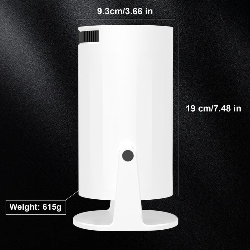 XBJ New Portable Projector, Support 4k Decoding 1080P Home Theater Video Projector Compatible with HD/USB/Smartphone/TV Box/Laptop, Home Theater, Outdoor Multifunction Projector