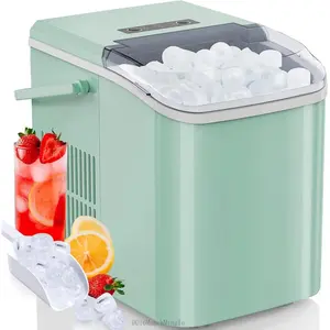 Ice Maker Machine for Kitchen Counter Use with Removable Basket and Ice ScoopDD16MunchMingle