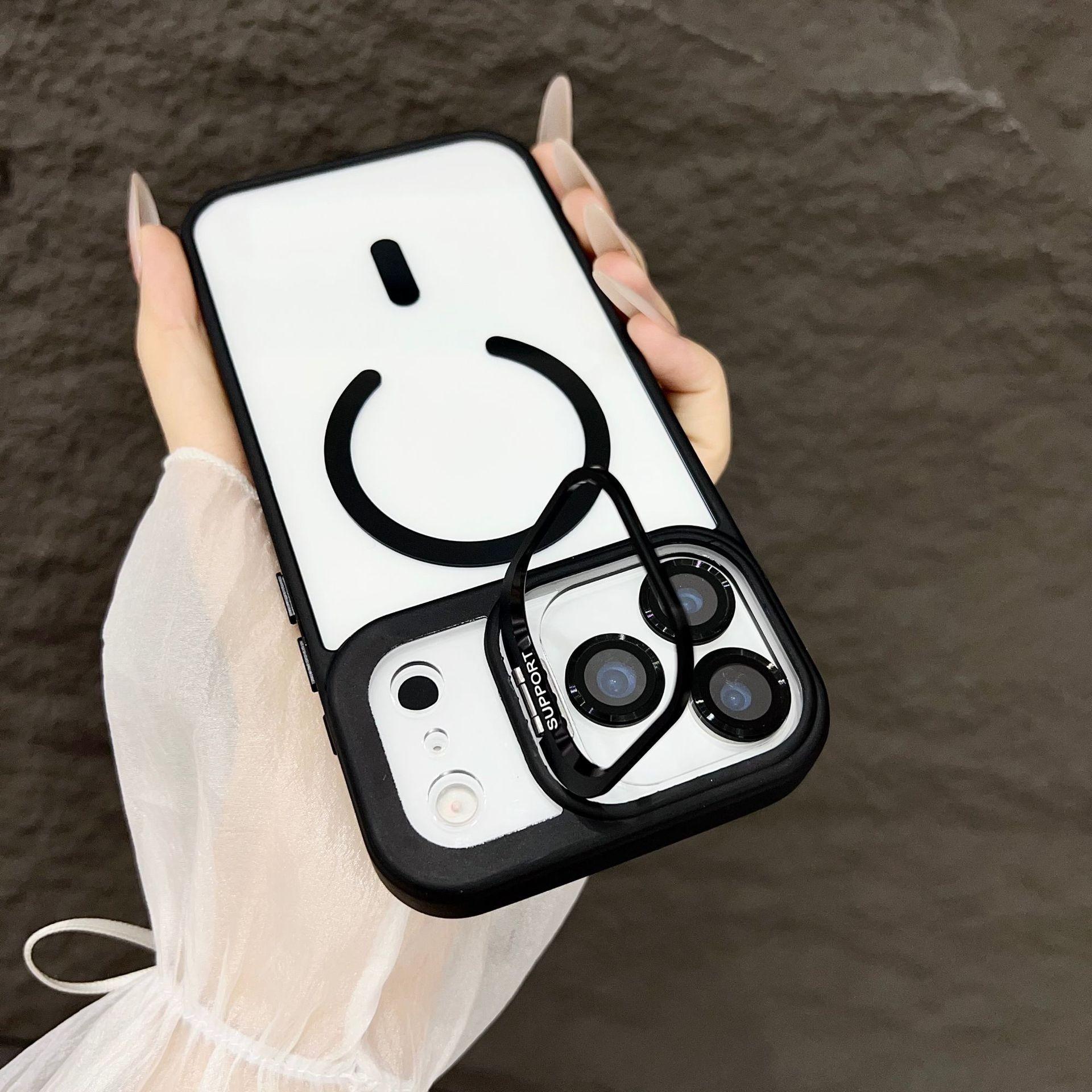 2-Pack for iPhone 17 Pro Max Cases: Full-Coverage Magnetic Protection with Camera Lens Cover, Magsafe Compatible, Hidden Metal Kickstand, Anti-Drop Shockproof & Anti-Slip Elegant Design - Your Ultimate Phone-Mate