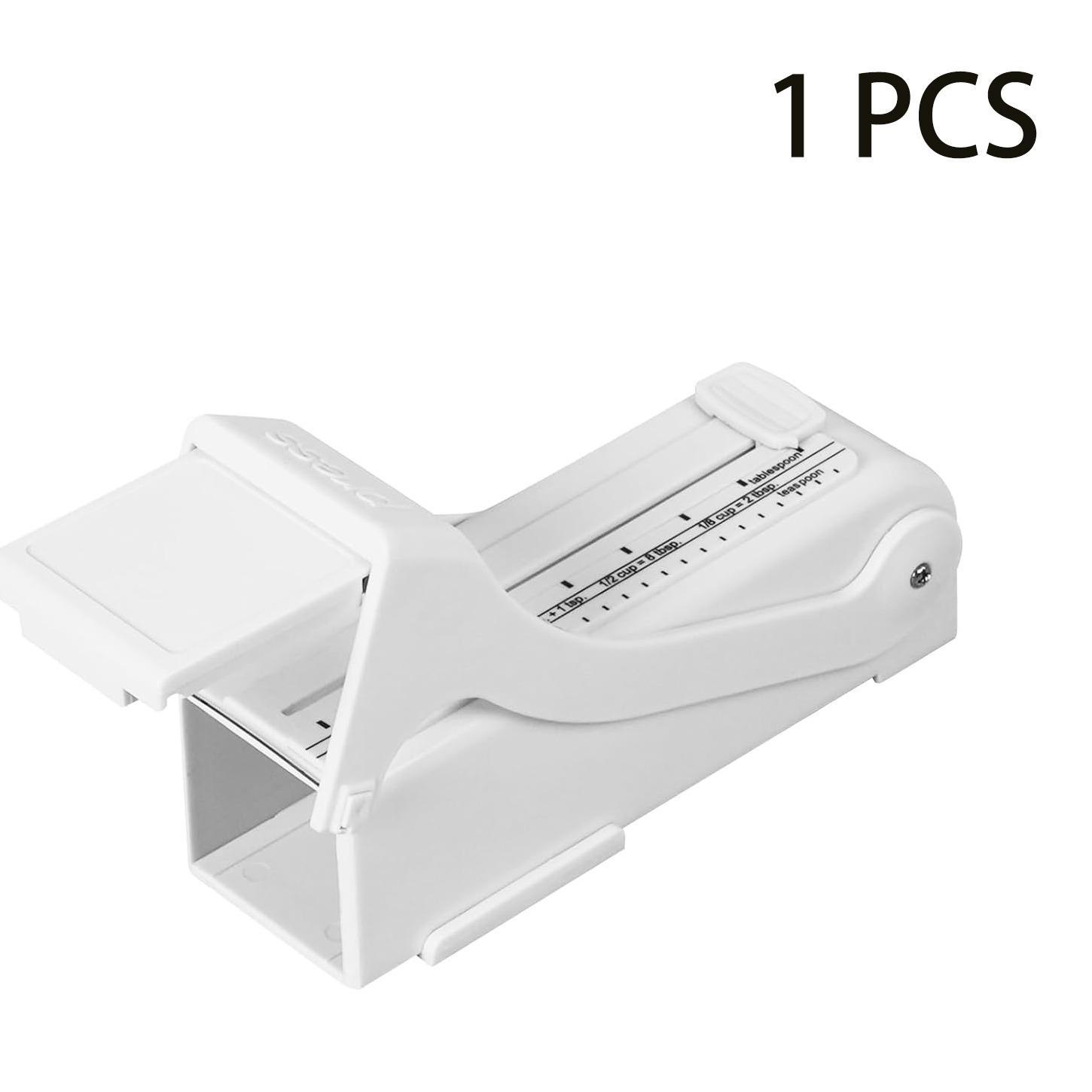 2-in-1 Butter & Cheese Cutter Adjustable Stainless Steel Wire Slicer for Block Cheese Butter Soft Food Portable Measuring Dispenser for Renters Home Cooks Young Families