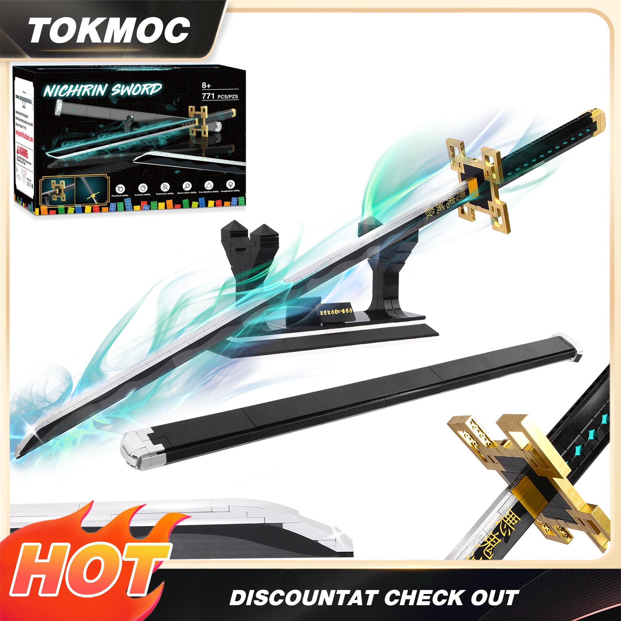 TOKMOC DemonS Building Block Set with Stand,Handmade Cosplay Anime Toy,Collecting Building and Gifting Model for Anime fans,Home Decoration,For aged 12 and above,Stress relief toy