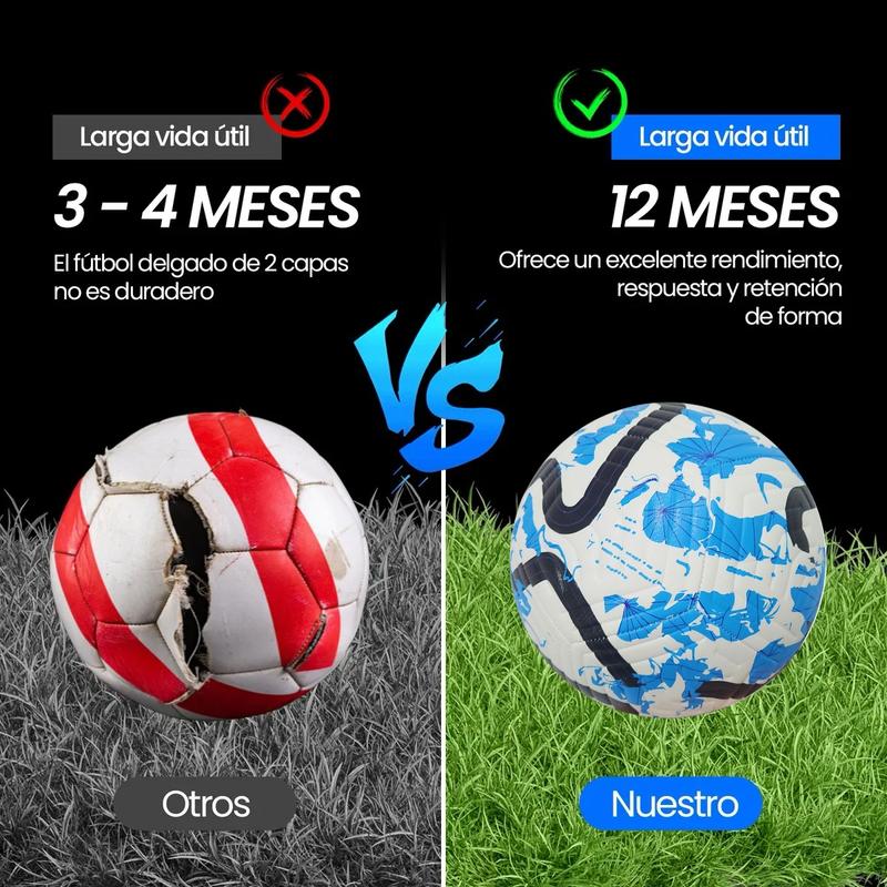 5 Size PU Football, Entertainment Training Ball, Suitable for Teens and Adults, Includes Net Bag, Pump, Two Needles, Soccer Balls