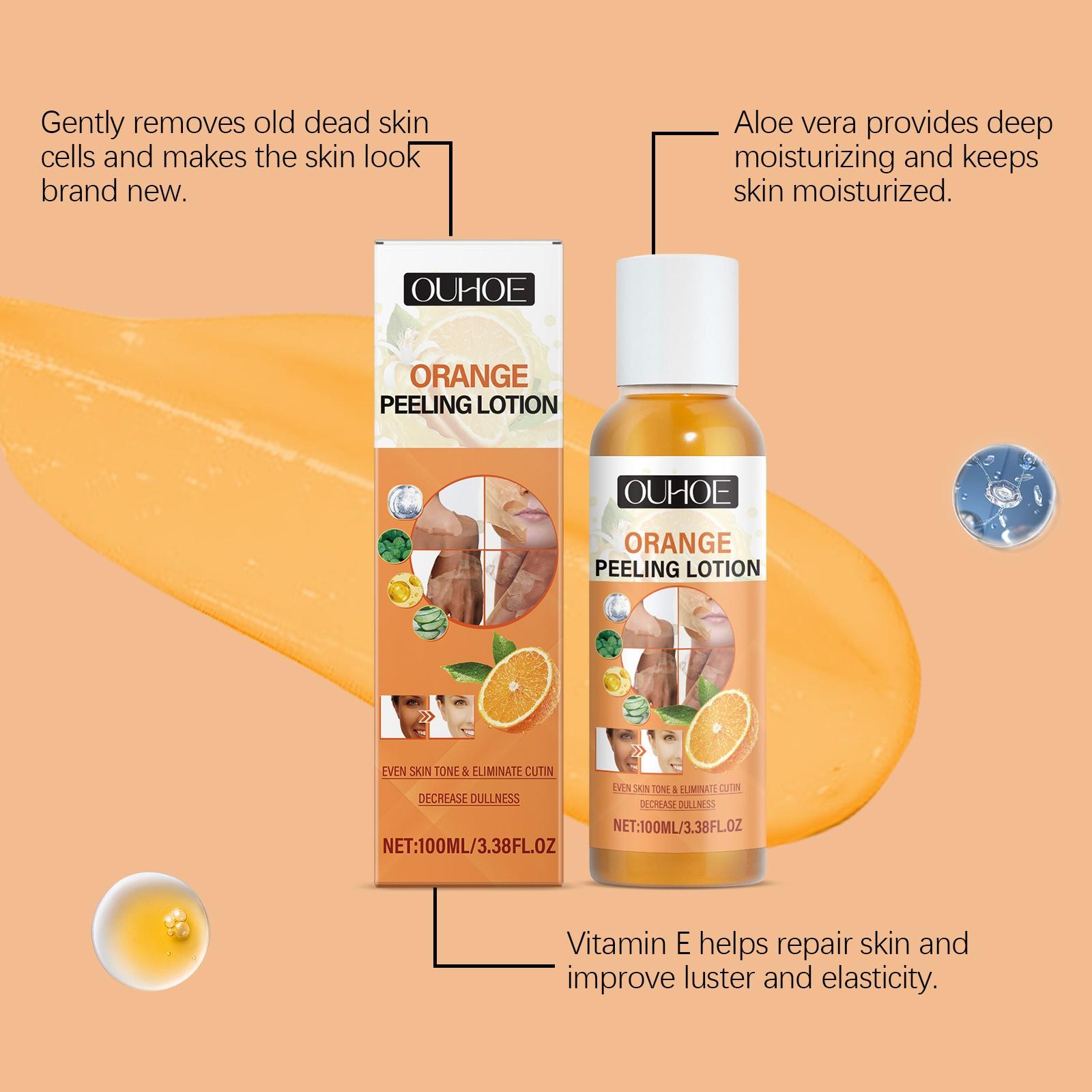 Peel Body Lotion 2-Pack, Exfoliating and Brightening, Reduces Dark Spots, Moisturizes and Nourishes Skin, Skincare Essentials