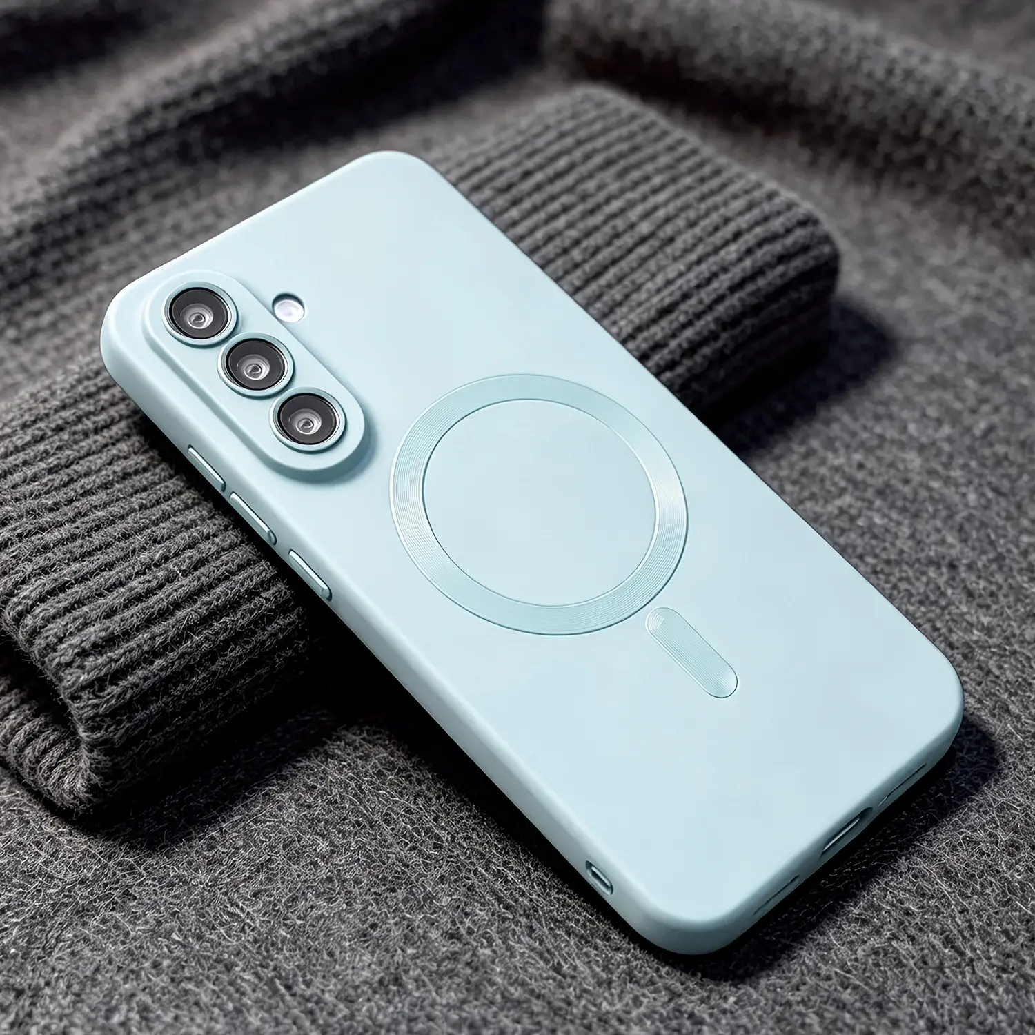 Matte Magnetic Phone Case Full Camera Lens Protection Shockproof Durable Protective Cover for Samsung Galaxy A57 A37 A17 A56 A36 A26 A17 A55 A35 A25 A15 A54 A34 A24 A14 4G/5G Support Wireless Charging