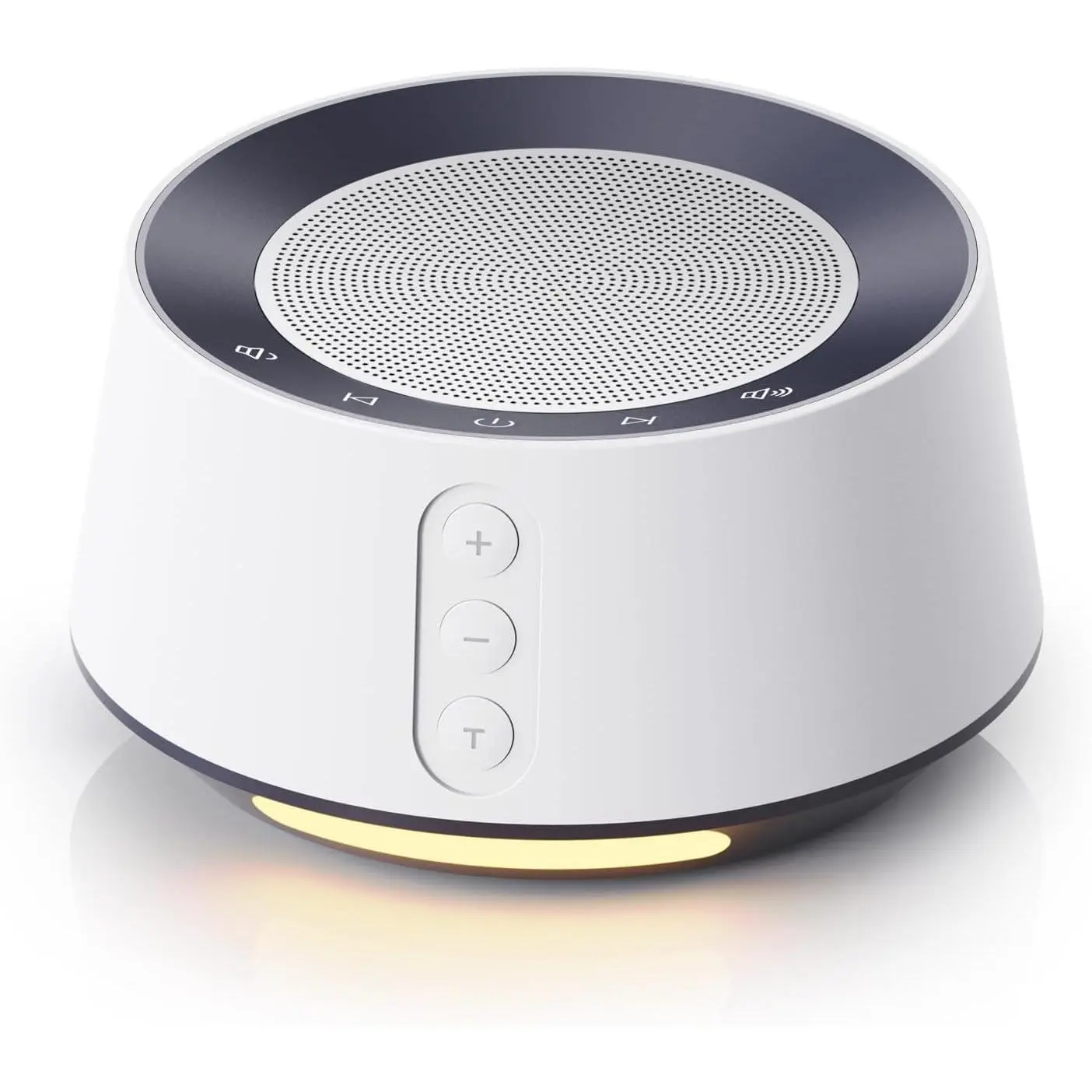 White Noise Sound Machine with 20 Soothing Sounds, 10 Colors Night Light Sleep Machines Home Office Travel, 5 Timers and Memory Feature Sound Machine for Nursery Adults (White)