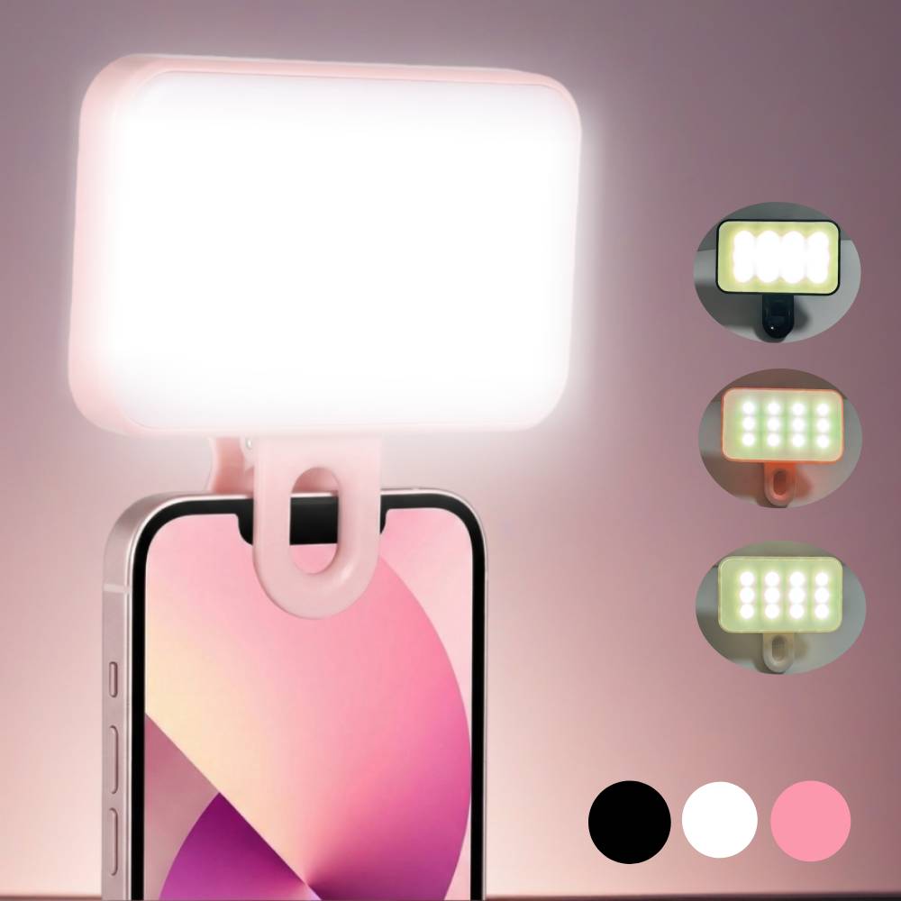Multifunctional LED Phone Camera Light, Portable Selfie Light, Compact Design, Suitable for Photography and Video Calls, Energy-Saving LED Lamp
