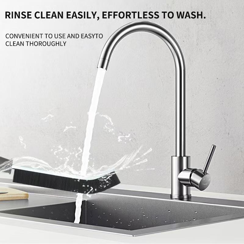 Mom's Ultimate Crevice Cleaner Pack 5 Multifunctional Hard Bristle Brushes for Tile Grout Window Tracks Hidden Grime Home Tools Gadgets Heavy Duty Handle Cleaning