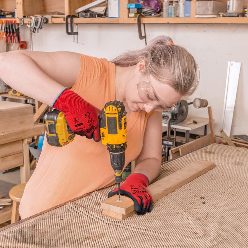 KAYGO Safety Work Gloves PU Coated-12 Pairs, KG11P, Seamless Knit Glove with Polyurethane Coated Smooth Grip on Palm&Fingers, for Men and Women, Ideal for General Duty Work KAYGO Safety Work Gloves PU Coated-12 Pairs, KG11P, Seamless Knit Glove with Polyurethane Coated Smooth Grip on Palm&Fingers, for Men and Women, Ideal for General Duty Work