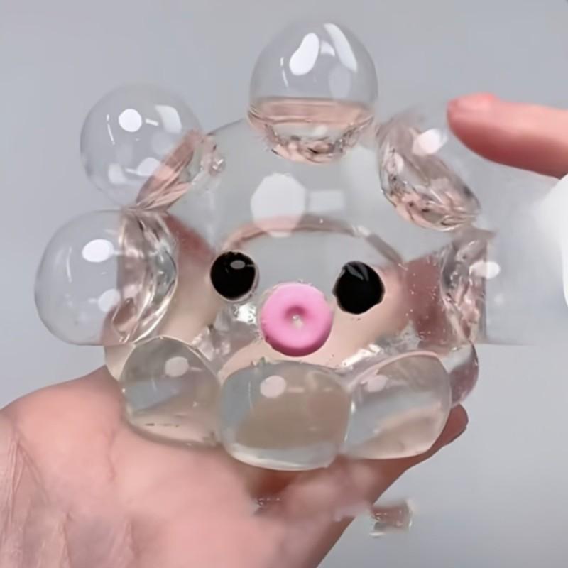 Muddy Octopus Pinch Little Book Decompression Toy, Inflatable Bubble Stress Relief Fidgeting, Slow Rebound Musical Squeeze Fun, Stress Relieving Accessory