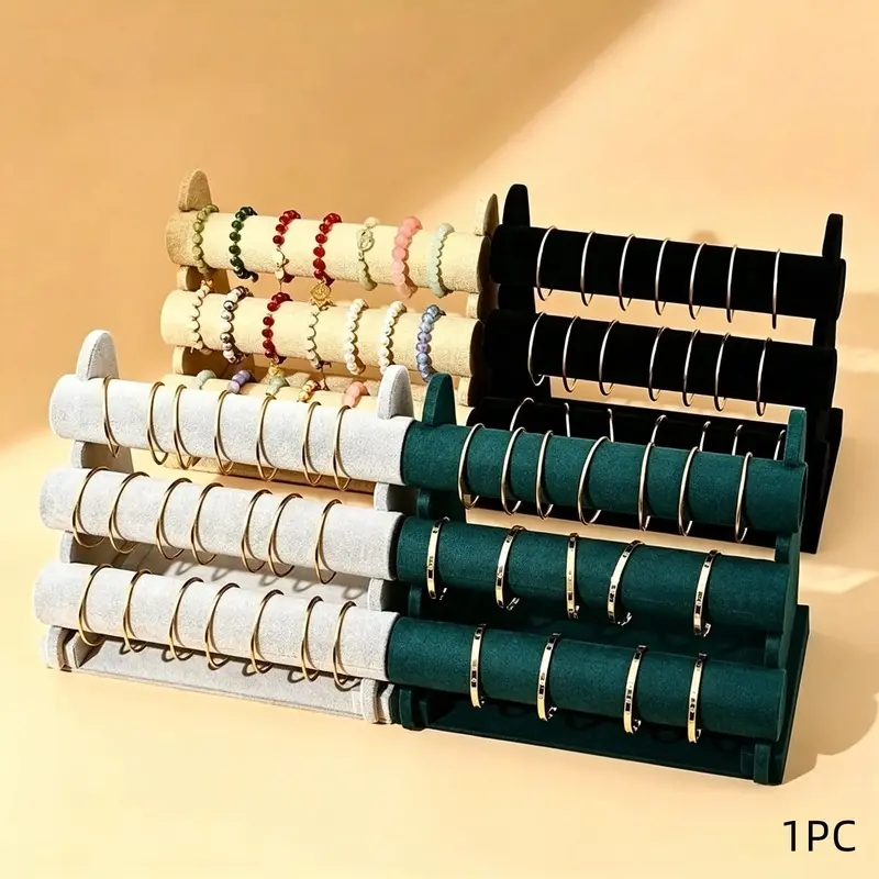 Three-tier bracelet display stand, bracelet chain holder, jewelry hanging storage rack, watch stand, bracelet display cabinet, item display stand, jewelry display stand, Compact Size