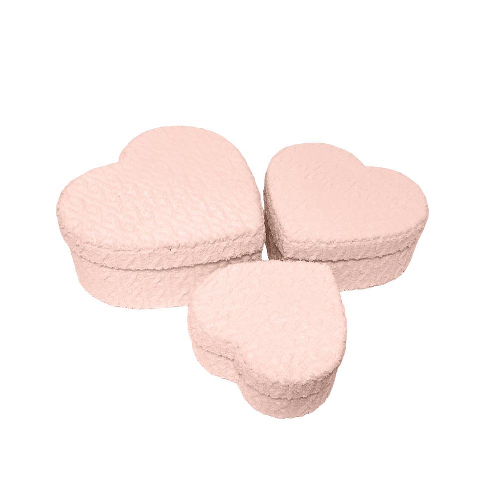 Heart Shape Gift Box Set, Paperboard and Velvet Material, Elegant Design, Perfect for Valentine's Day and Weddings, Ceremony Gift Box