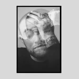 Mac Miller Circles Album Inspired Poster, Vintage Retro Hip Hop Music Wall Art