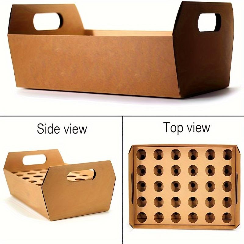 Set party confetti box, wedding confetti gift box, 30 confetti paper tubes with 30 holes