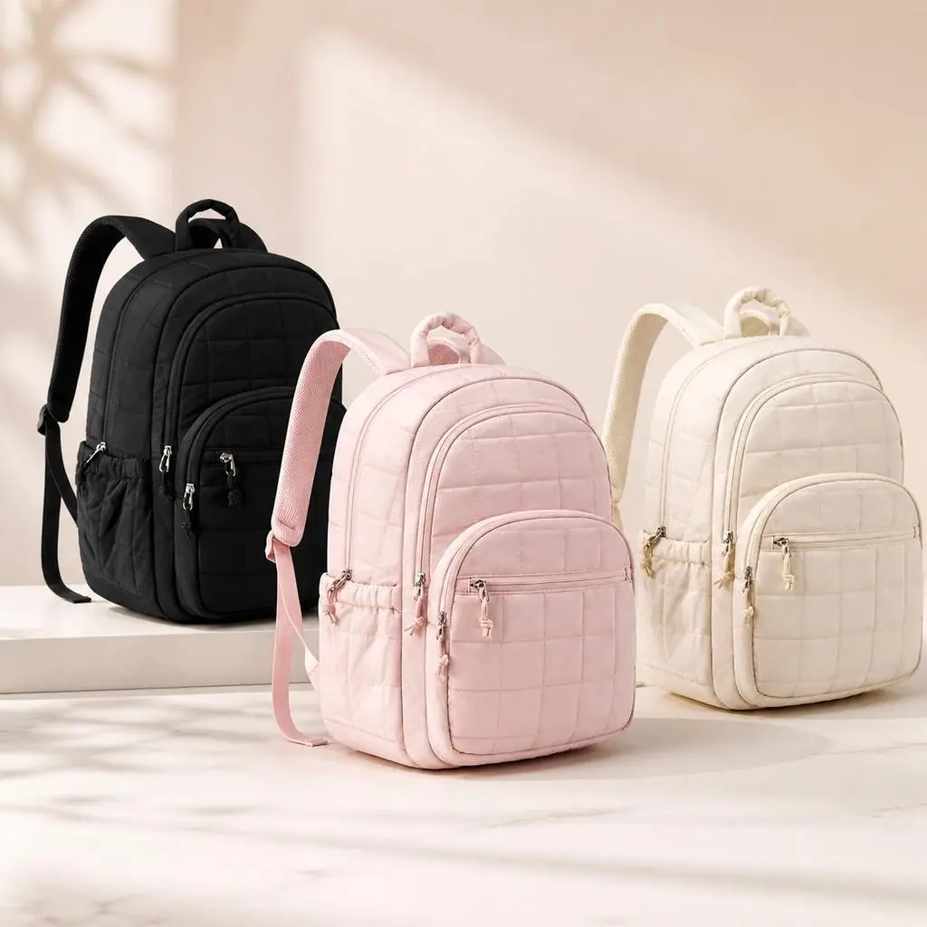 Unisex Kids Waterproof School Backpacks, 15.6" College Laptop Book Bag, Women's Travel Gear for Travel & School Use