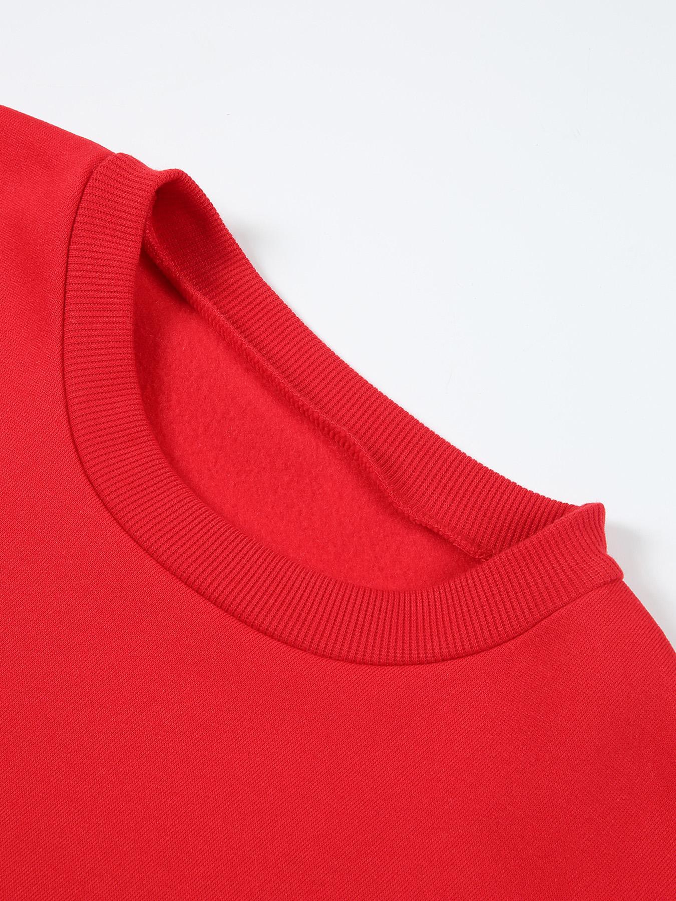 Trendy Solid Color Sports Sweatshirt, Teen Girls Casual Wear, Women's Daily Fashion, Comfortable Breathable Fitted Long Sleeve Pullover