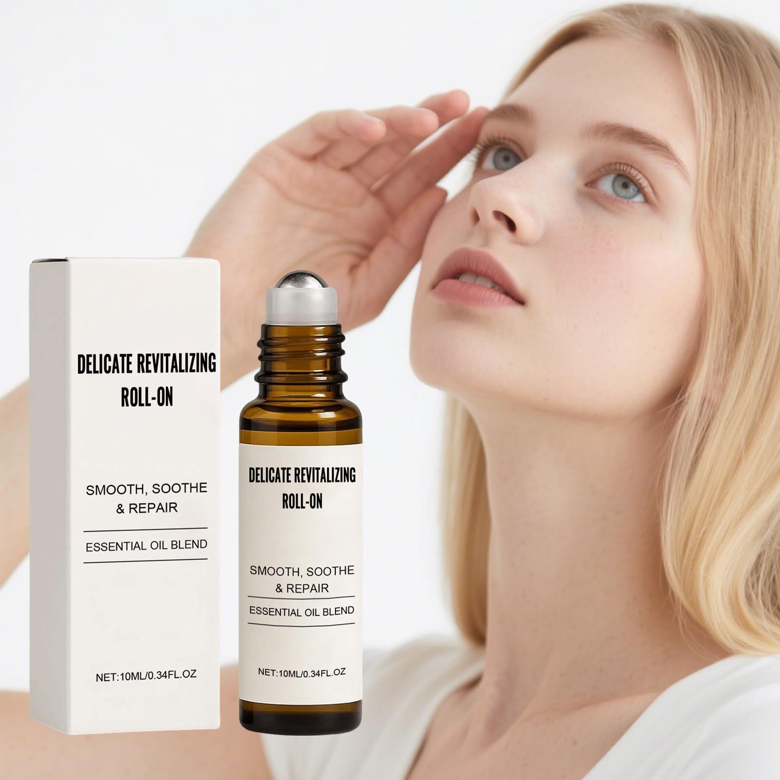 Revitalizing Rollerball Essence, Eye & Face Oil, Elasticity Boost, Brightening, Hydrating, Moisturizing, Radiant Skin Care