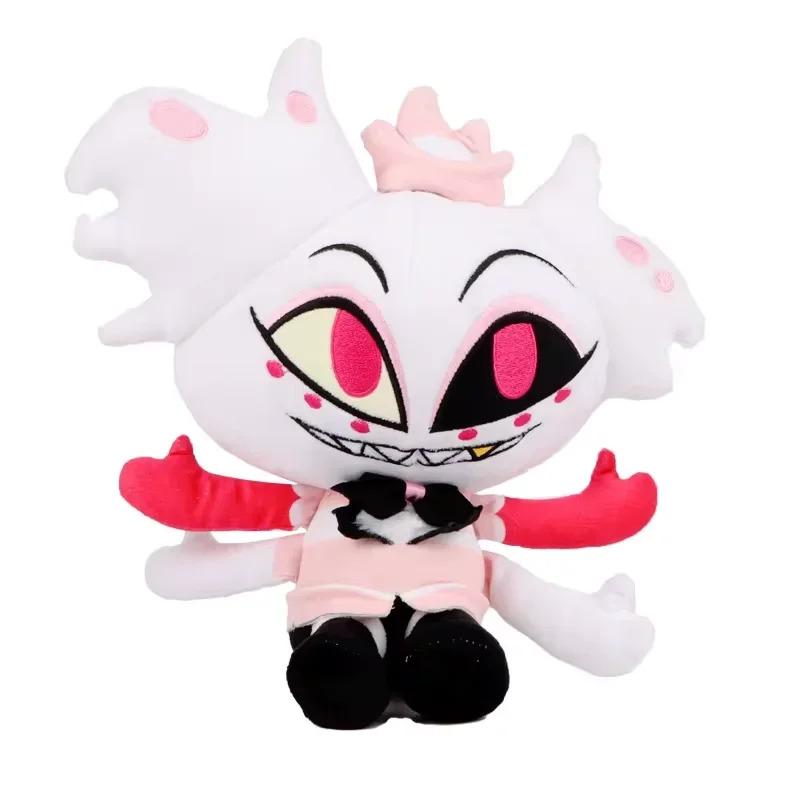 Hot Cat Plush Toy Funny Angel Dust Alastor TV Fans Collecting Gift Cute Cotton Stuffed Plush Doll Kids for Birthday Present