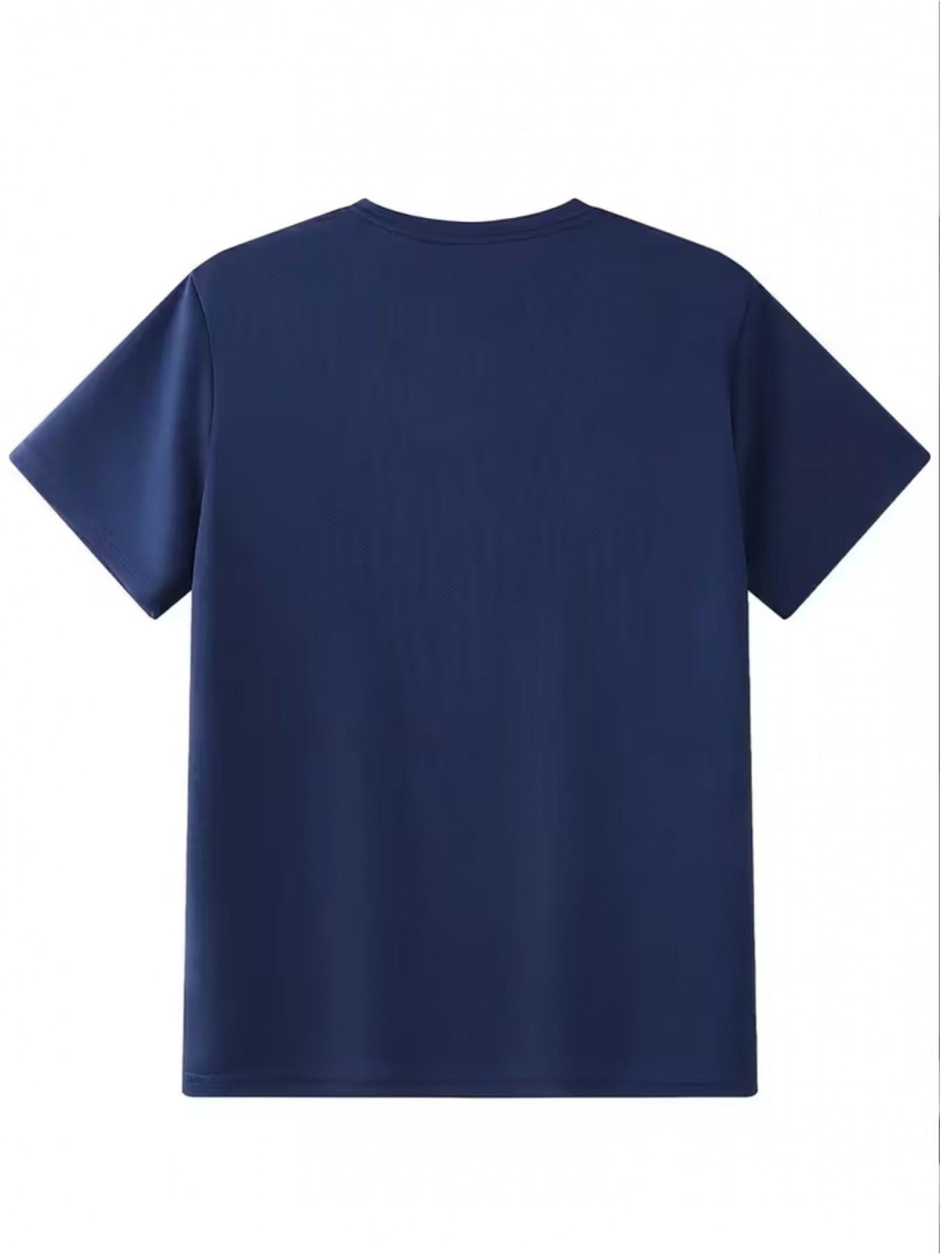 3-Pack Men's T-Shirts, Breathable Casual Short Sleeves, Ideal for Sports and Daily Wear, Comfortable and Stylish Design