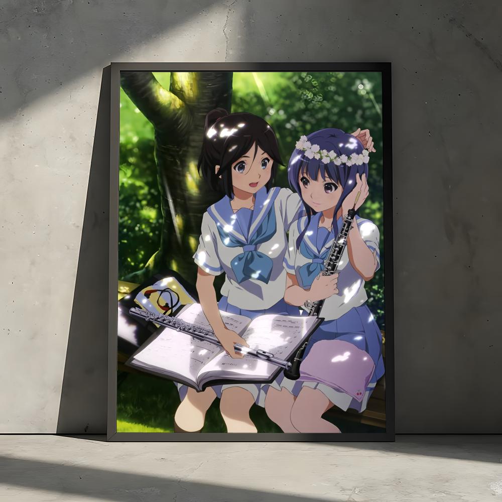 Classic L-Liz und ein Blauer Vogel Painting Calligraphy Gallery-Quality Canvas Wall Art Poster | Waterproof & Fade-Resistant | Minimalist Unframed Design | Living Room, Bedroom & Office Decor | Multiple Sizes | Holiday gifts