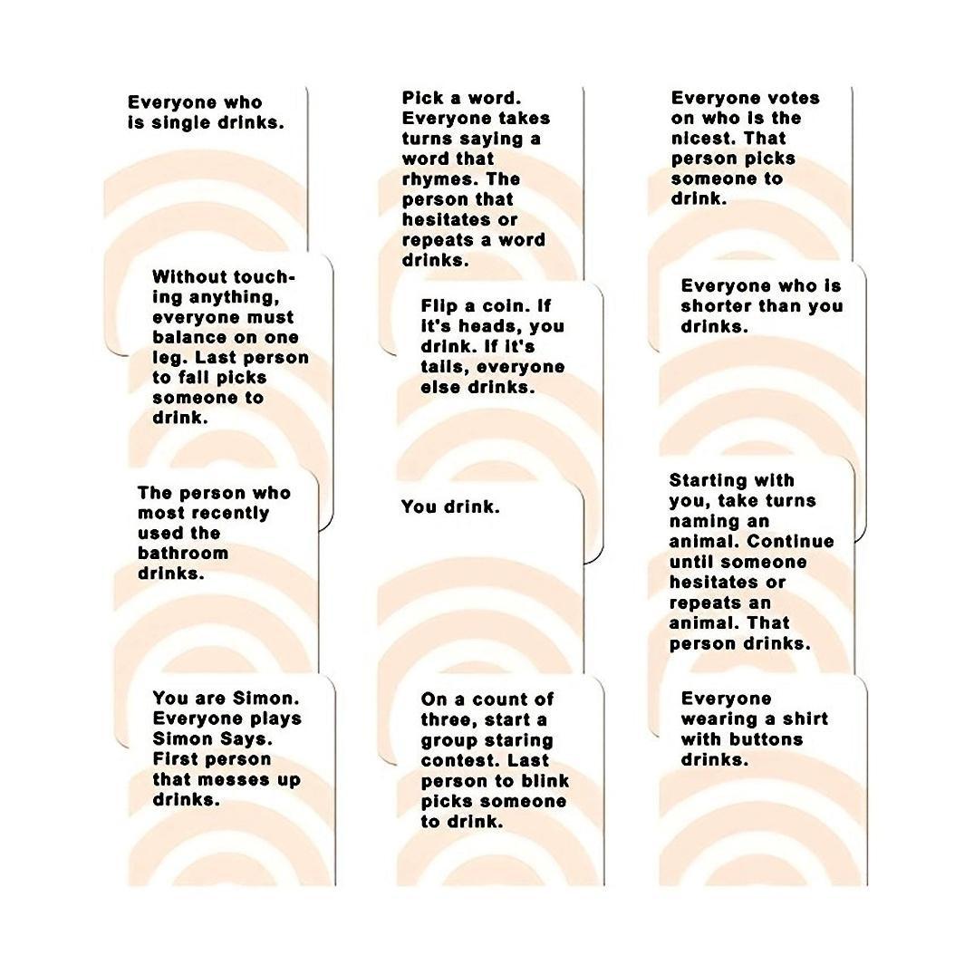 These Cards Will Get You Drunk, Fun Adult Drinking Game for Parties，Adult Fun Drinking Card Game, Laugh Together at Parties, Perfect for Gatherings, Home Nights, Pre-Event Warm-Up, Adult Drinking Games