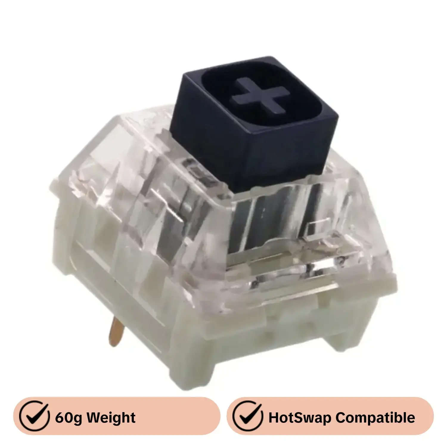 Kailh Navy Switch 60g Click 3 Pins HotSwap Switches For Mx Gaming Mechanical Keyboard